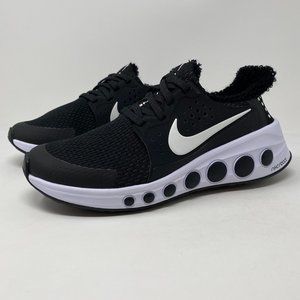 Nike Mens Cruzrone CD7307-003 Black Lace Up Low Top Running Sneakers Size US 7.5